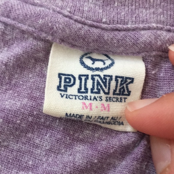 LOVE PINK Purple T-Shirt - Picture 2 of 2